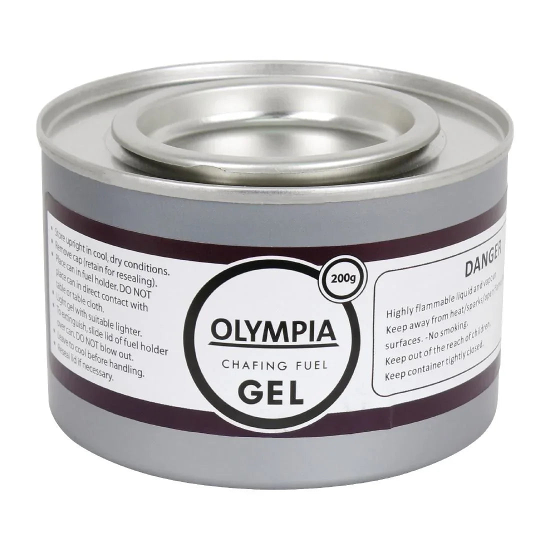 CE241 Olympia Gel Chafing Fuel 3 Hour (Pack of 12) - JD Catering Equipment Solutions Ltd