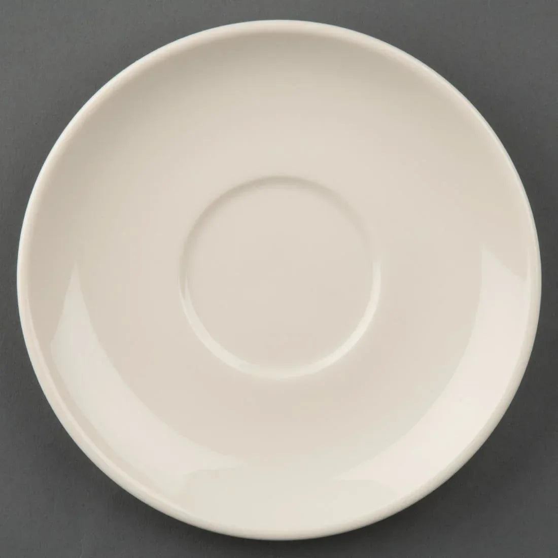 U107 Olympia Ivory Stacking Saucers (Pack of 12) - JD Catering Equipment Solutions Ltd