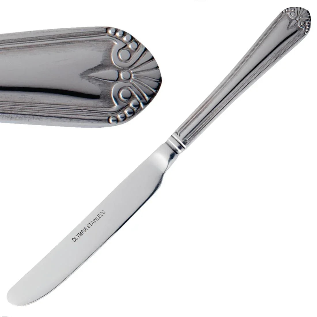 C148 Olympia Jesmond Dessert Knife (Pack of 12) - JD Catering Equipment Solutions Ltd