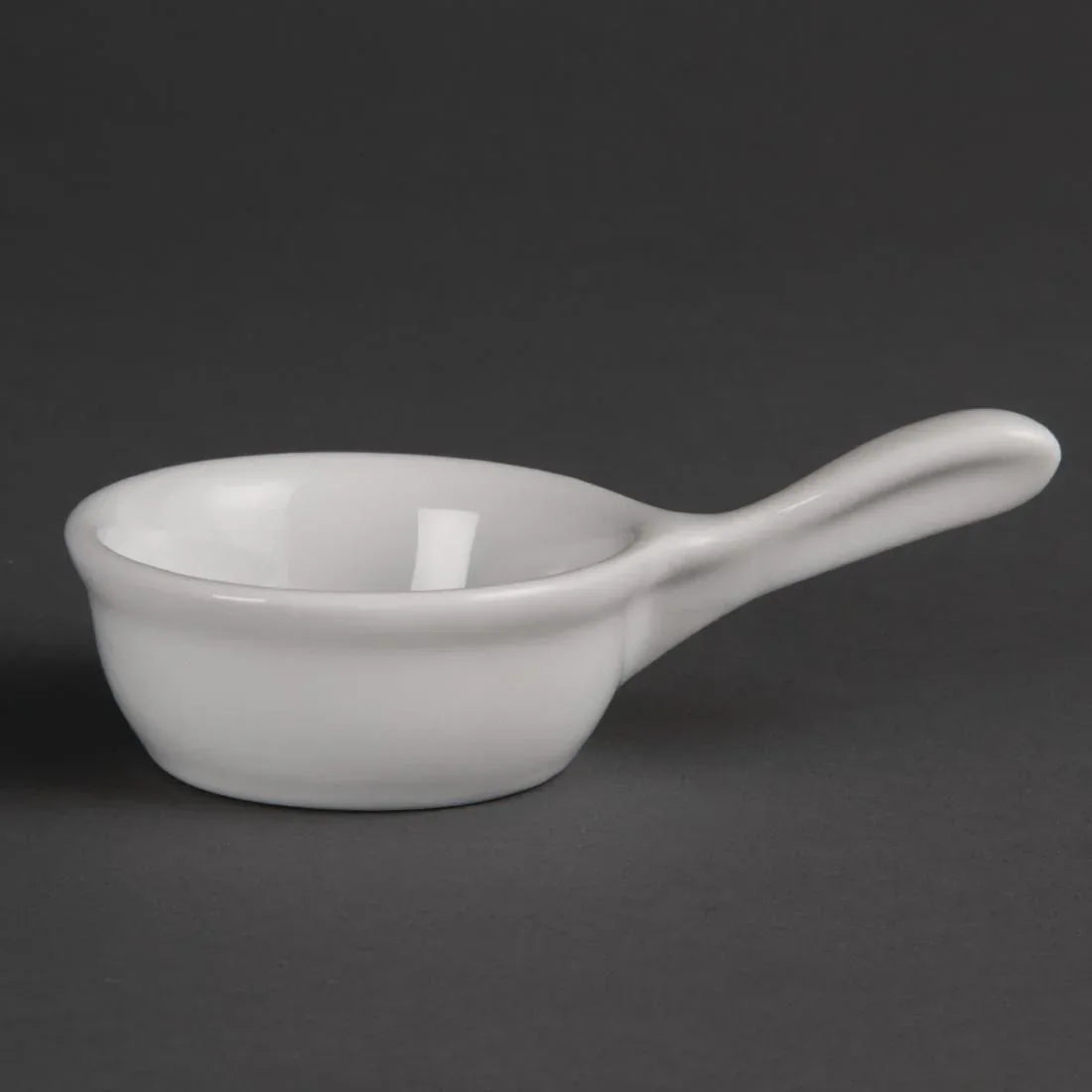 CE544 Olympia Miniature Pan Shaped Bowls 35ml 1.2oz (Pack of 12) - JD Catering Equipment Solutions Ltd