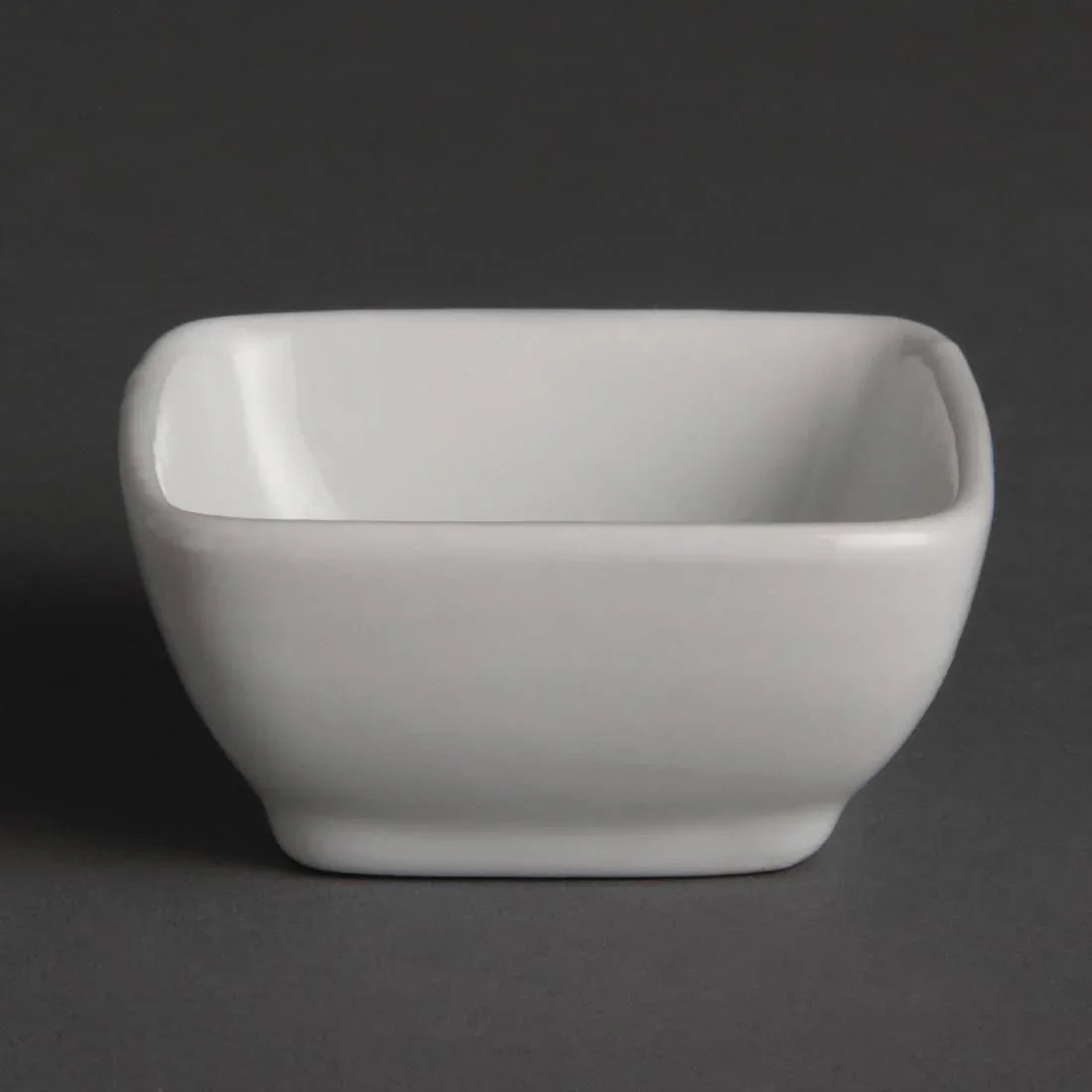 Y137 Olympia Miniature Rounded Square Dishes 60mm (Pack of 12) - JD Catering Equipment Solutions Ltd