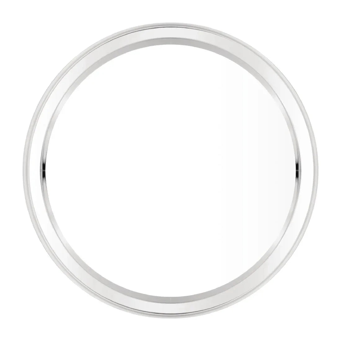 J828 Olympia Stainless Steel Round Service Tray 305mm - JD Catering Equipment Solutions Ltd