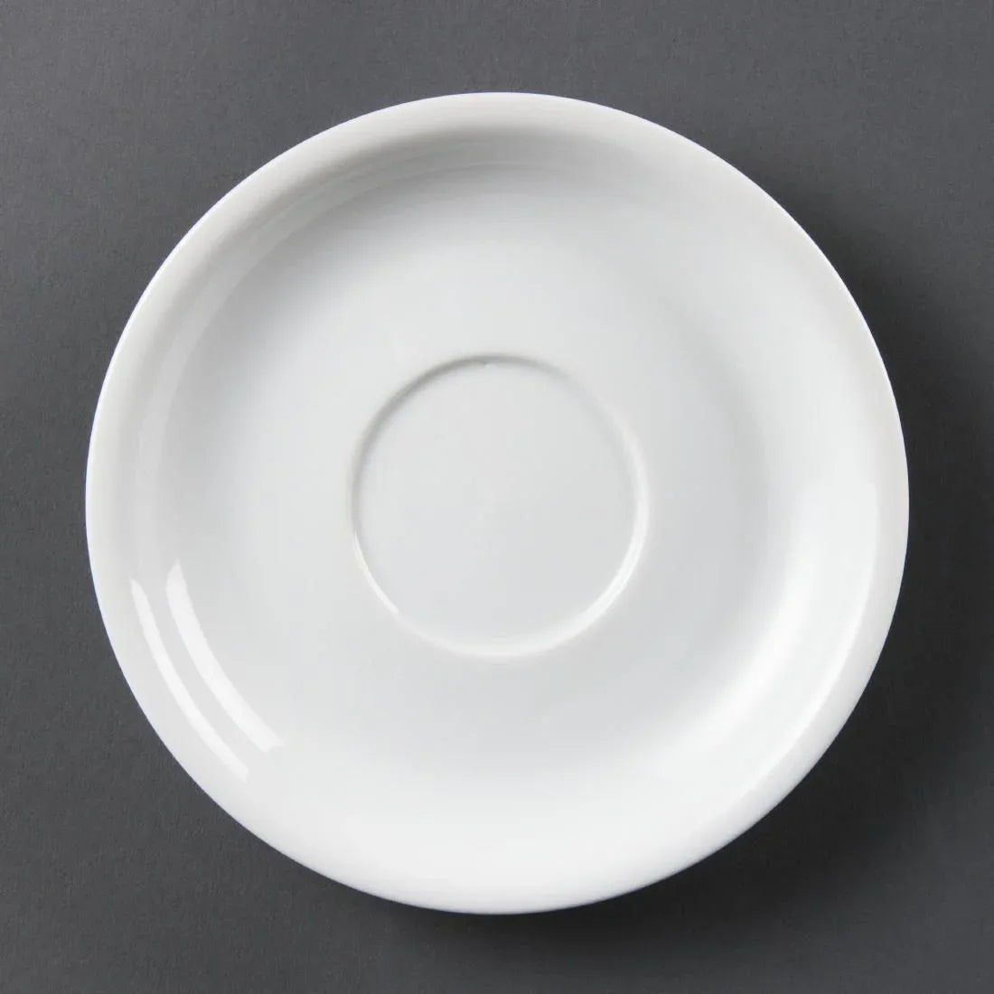 CB463 Olympia Whiteware Cappuccino Saucers 160mm (Pack of 12) - JD Catering Equipment Solutions Ltd