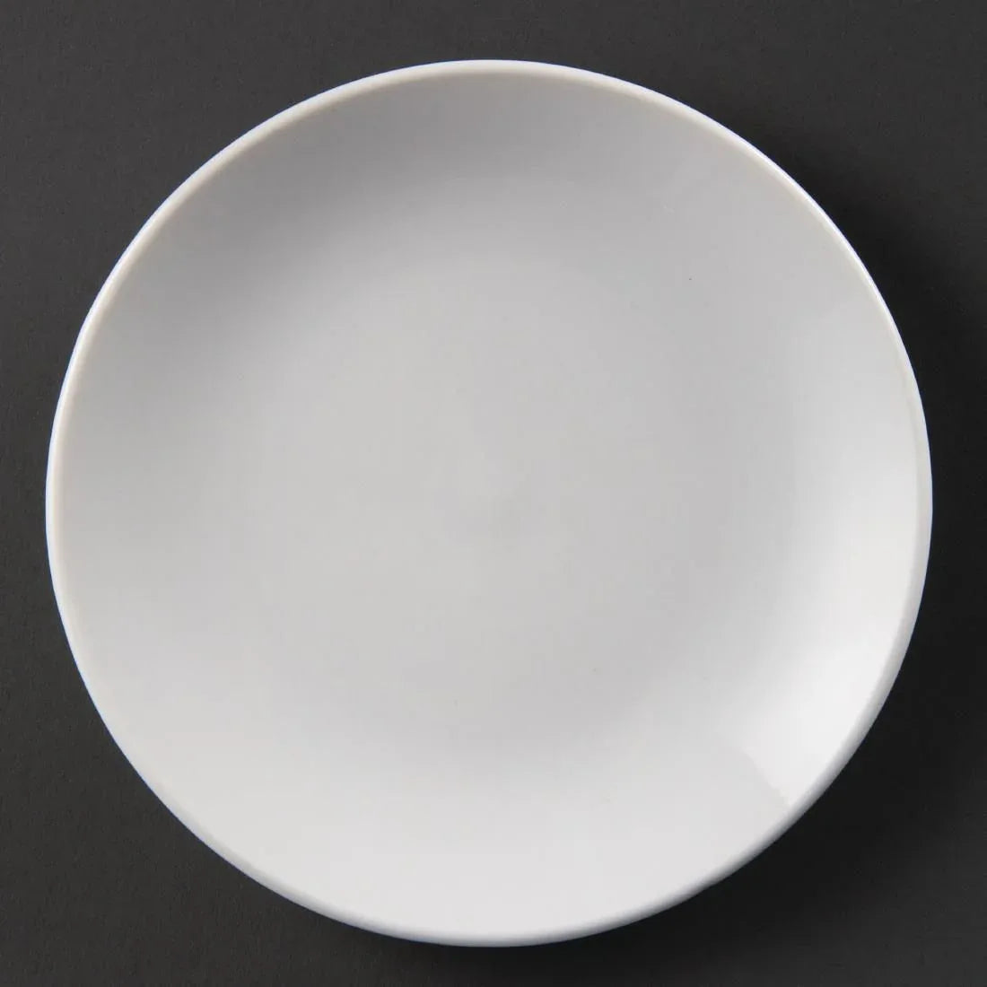 U075 Olympia Whiteware Coupe Plates 150mm (Pack of 12) - JD Catering Equipment Solutions Ltd