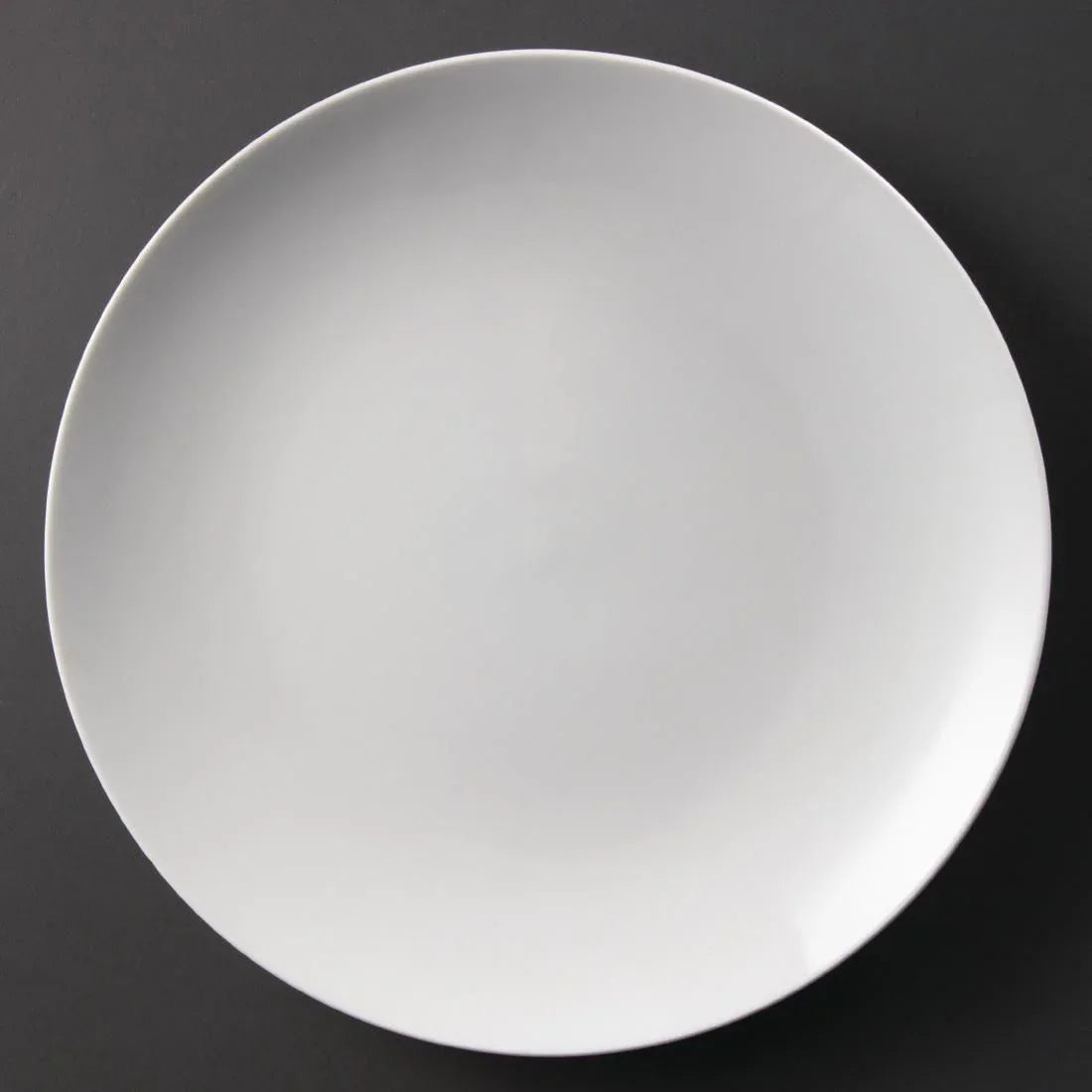 U081 Olympia Whiteware Coupe Plates 310mm (Pack of 6) - JD Catering Equipment Solutions Ltd