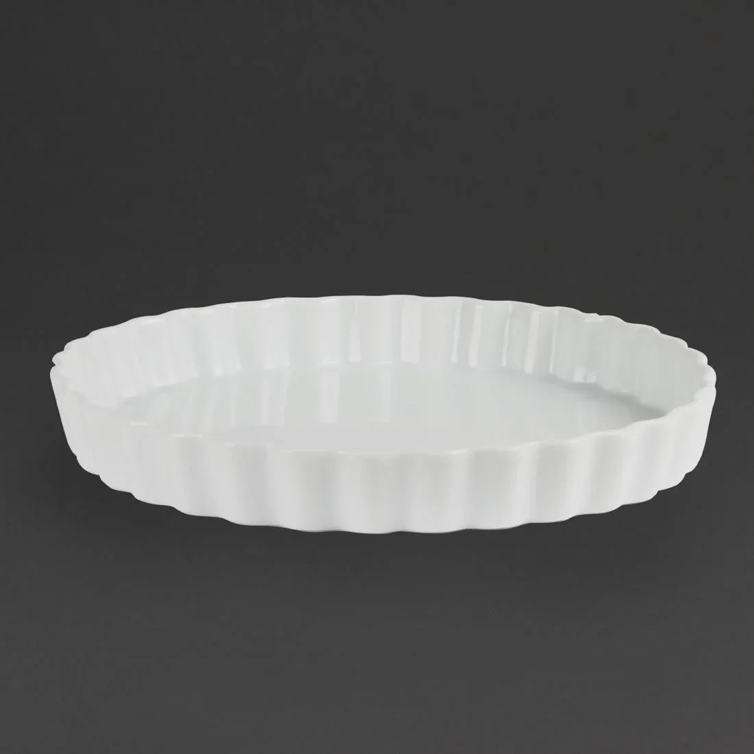W449 Olympia Whiteware Flan Dishes 265mm (Pack of 6) - JD Catering Equipment Solutions Ltd
