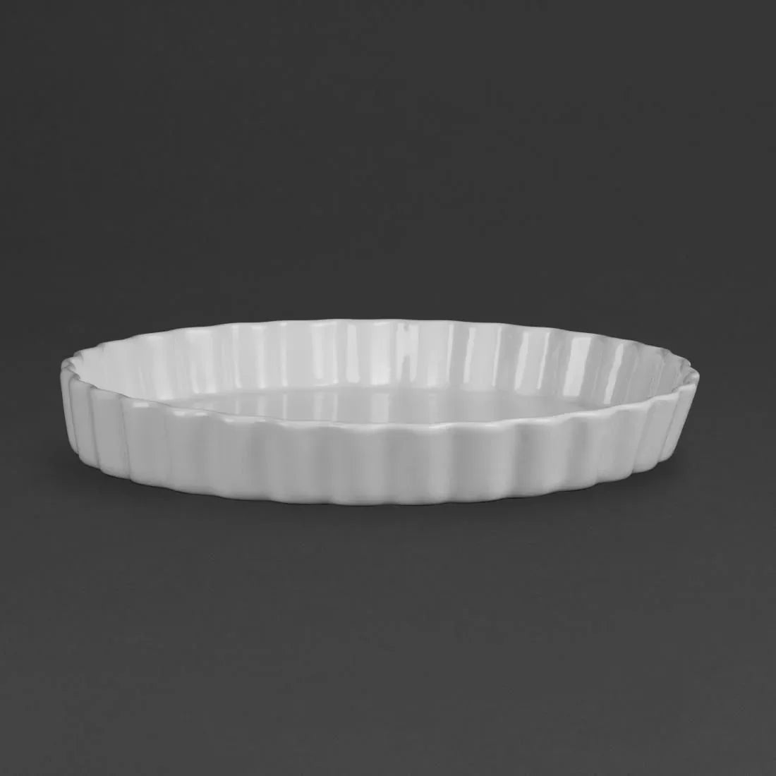 W416 Olympia Whiteware Flan Dishes 297mm (Pack of 6) - JD Catering Equipment Solutions Ltd