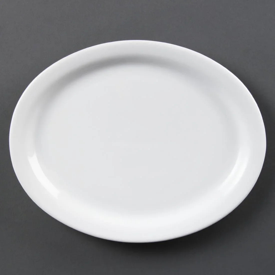 CB477 Olympia Whiteware Oval Platters 250mm (Pack of 6) - JD Catering Equipment Solutions Ltd