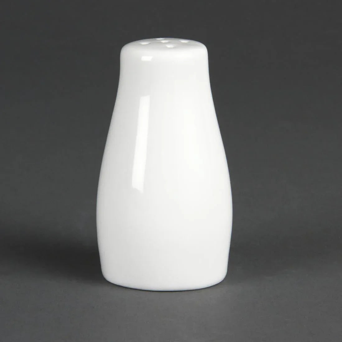 C214 Olympia Whiteware Pepper Shakers 90mm (Pack of 12) - JD Catering Equipment Solutions Ltd