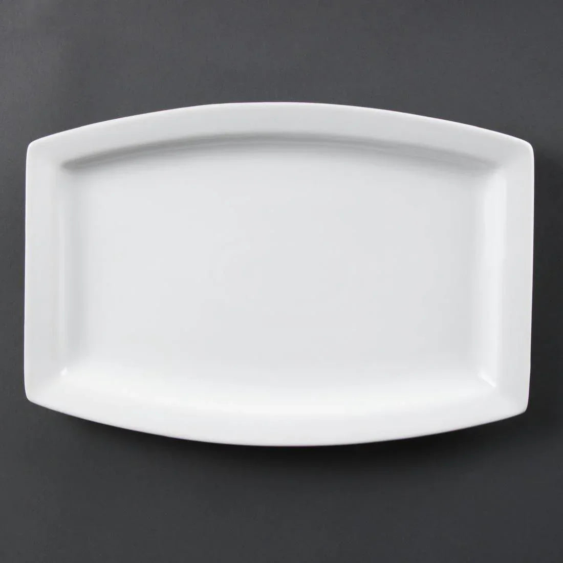 C361 Olympia Whiteware Rectangular Plates 320mm (Pack of 6) - JD Catering Equipment Solutions Ltd