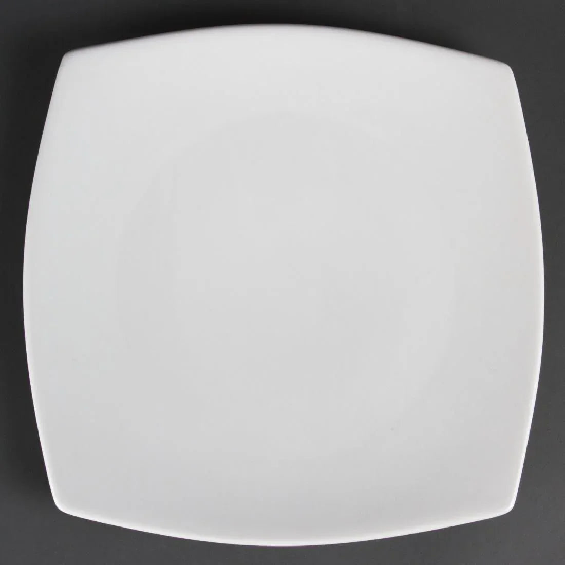 CB493 Olympia Whiteware Rounded Square Plates 270mm (Pack of 6) - JD Catering Equipment Solutions Ltd