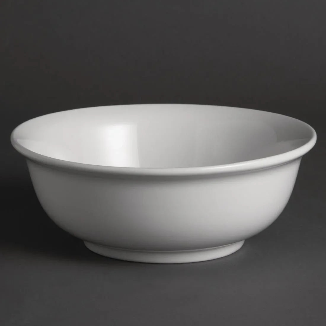 W428 Olympia Whiteware Salad Bowls 200mm (Pack of 6) - JD Catering Equipment Solutions Ltd