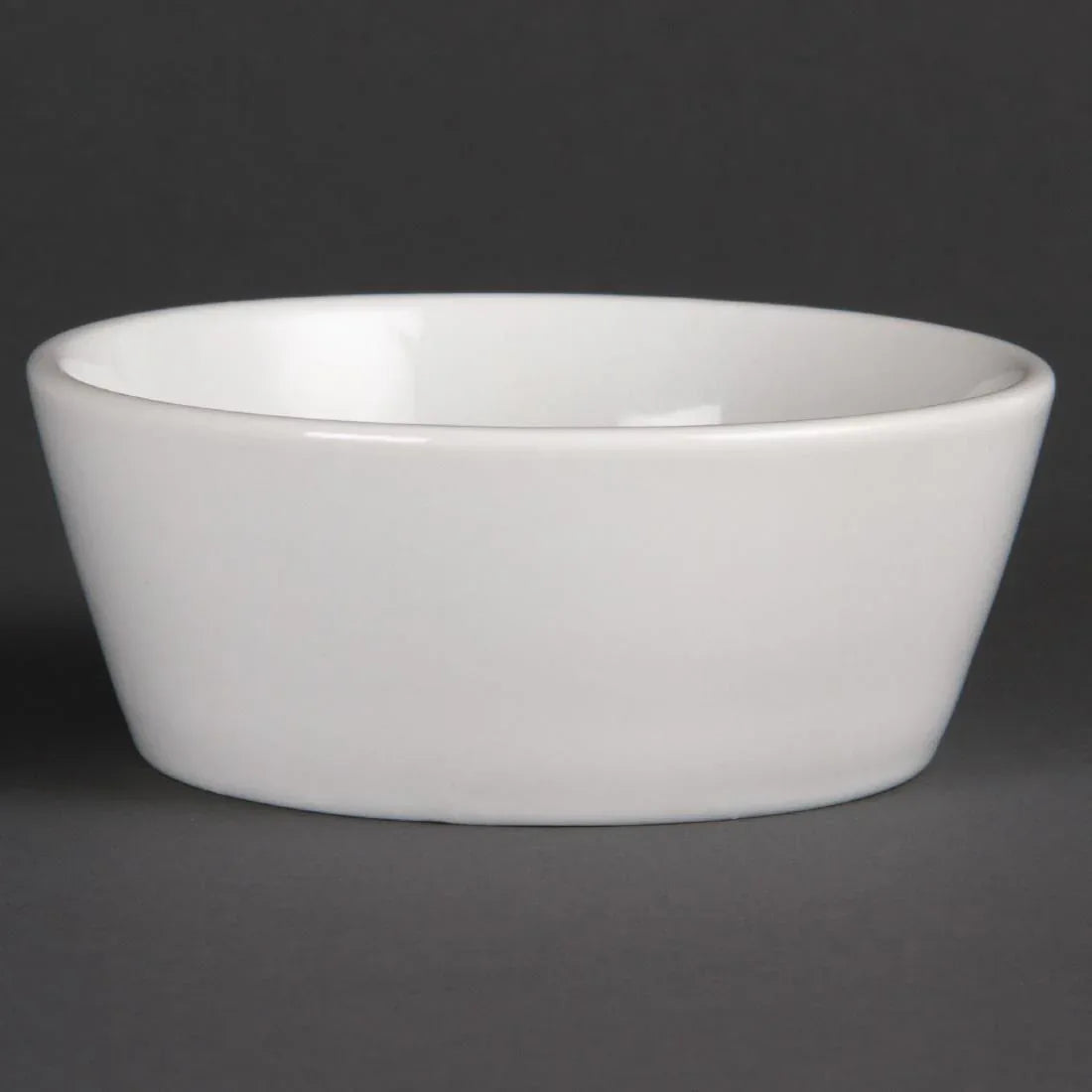 U163 Olympia Whiteware Sloping Edge Bowls 120mm (Pack of 12) - JD Catering Equipment Solutions Ltd
