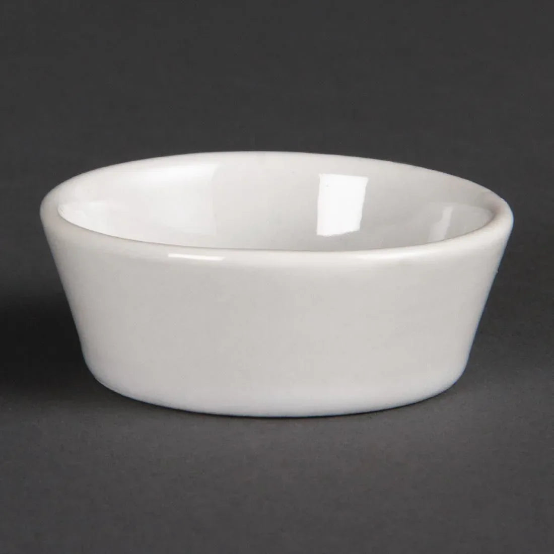 U161 Olympia Whiteware Sloping Edge Bowls 50mm (Pack of 12) - JD Catering Equipment Solutions Ltd