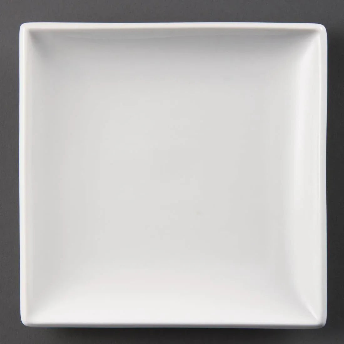U154 Olympia Whiteware Square Plates 180mm (Pack of 12) - JD Catering Equipment Solutions Ltd