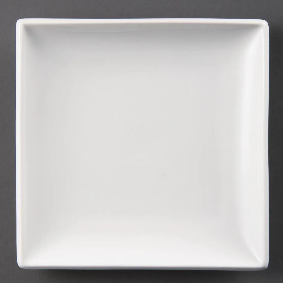 U155 Olympia Whiteware Square Plates 240mm (Pack of 12) - JD Catering Equipment Solutions Ltd