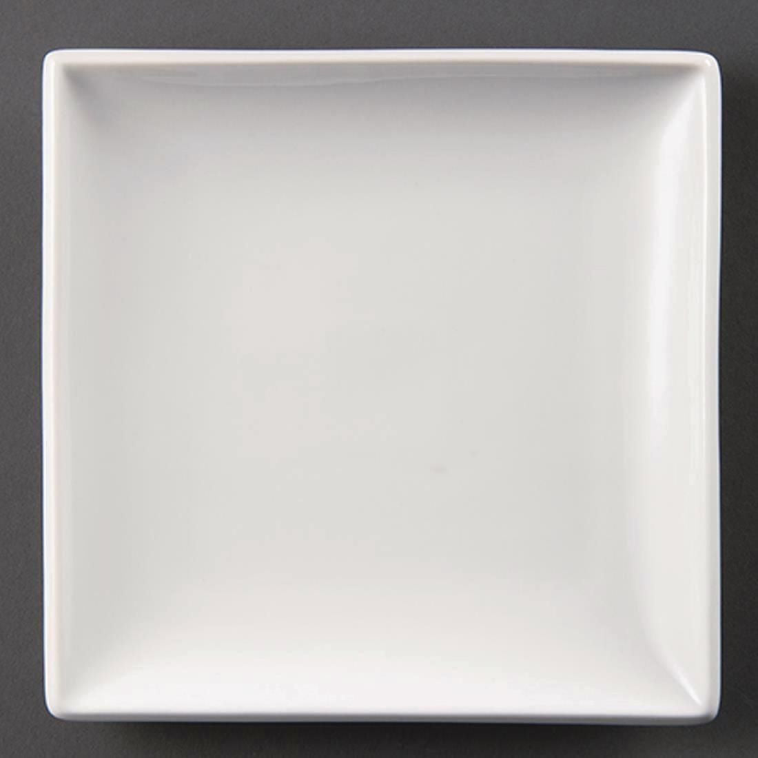 U156 Olympia Whiteware Square Plates 295mm (Pack of 6)