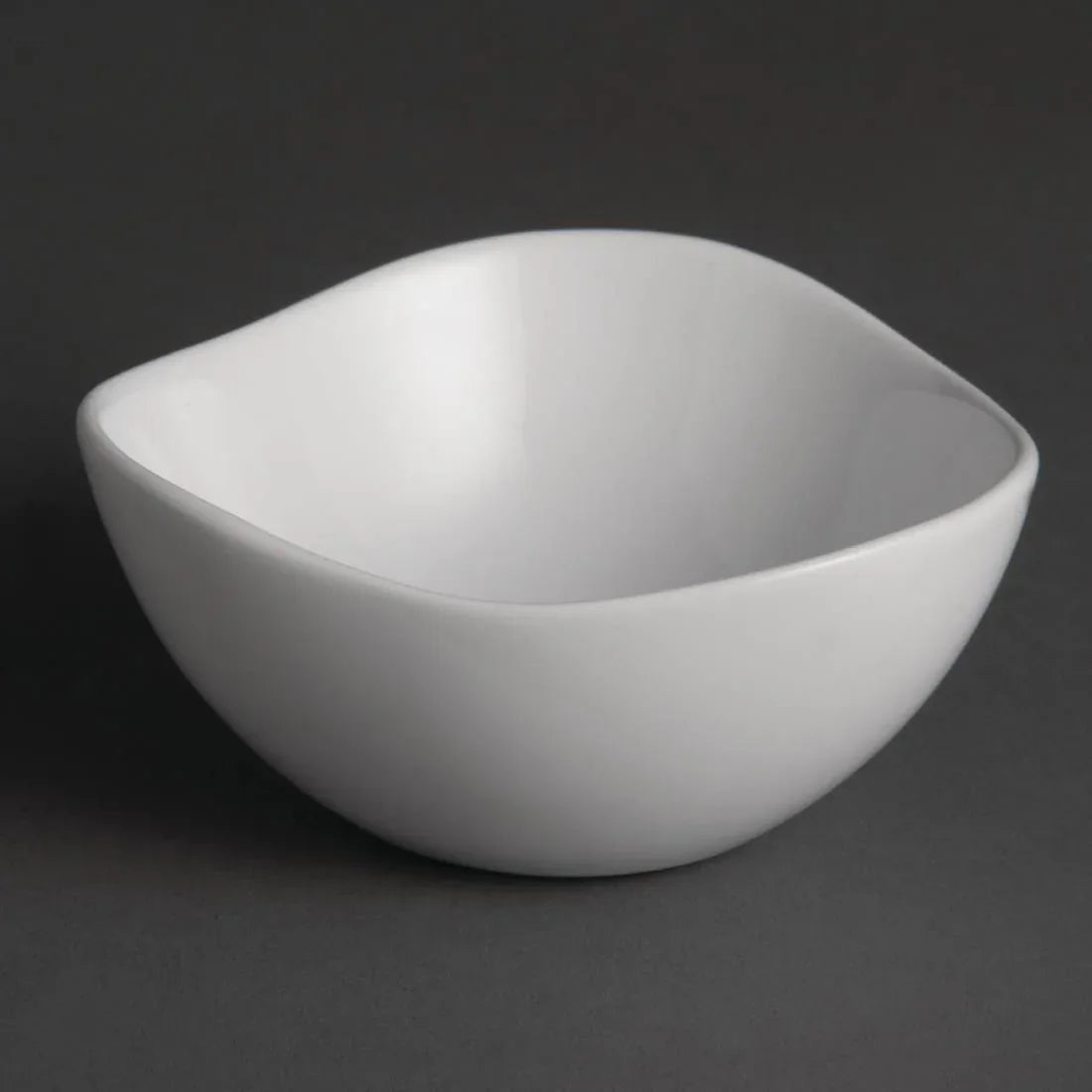 U185 Olympia Whiteware Wavy Bowls 105mm (Pack of 12) - JD Catering Equipment Solutions Ltd