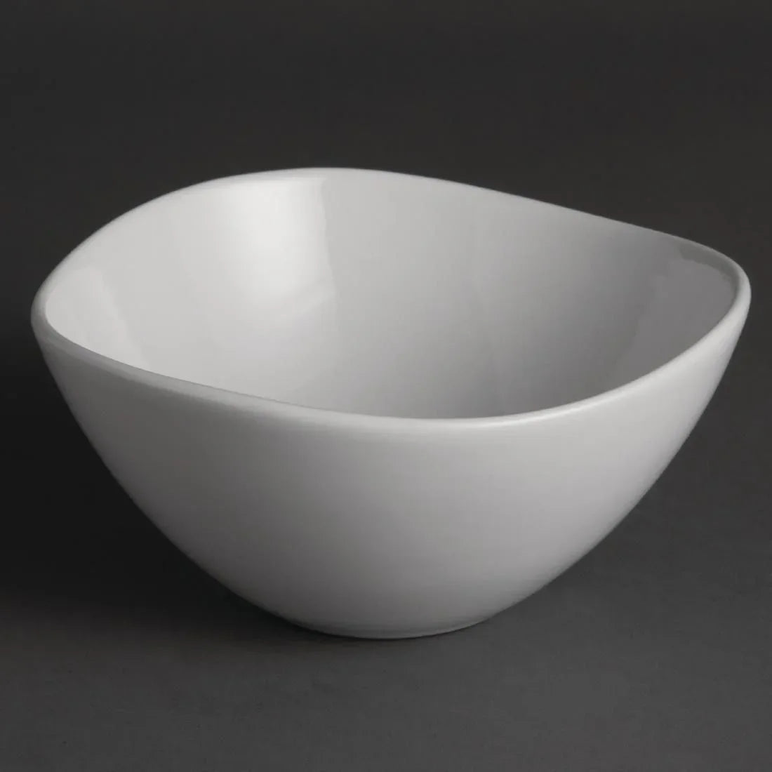 U187 Olympia Whiteware Wavy Bowls 150mm (Pack of 12) - JD Catering Equipment Solutions Ltd