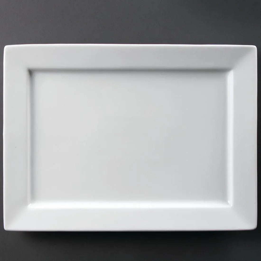 C362 Olympia Wide Rim Rectangular Platter 400x 295mm - JD Catering Equipment Solutions Ltd