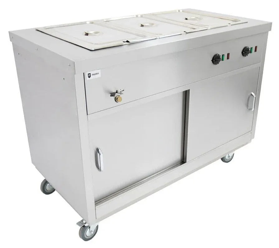 FA353 Parry Mobile Hot Cupboard with Bain Marie Top HOT12BM - JD Catering Equipment Solutions Ltd