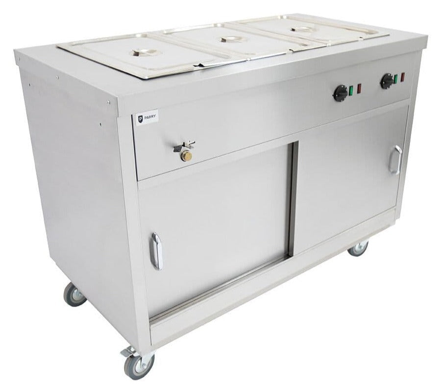 FA353 Parry Mobile Hot Cupboard with Bain Marie Top HOT12BM