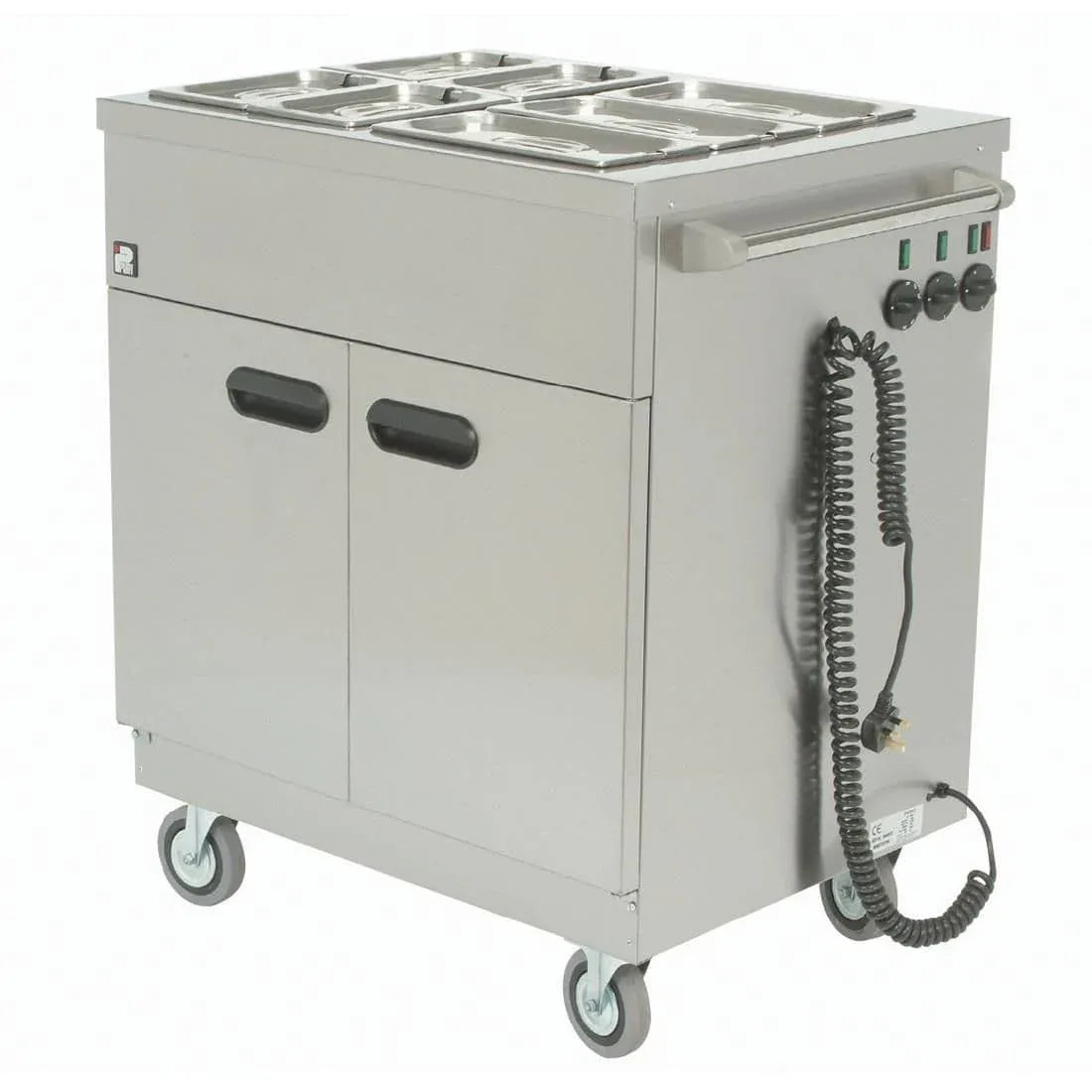 Parry Mobile Servery with Bain Marie Top 1887 - JD Catering Equipment Solutions Ltd