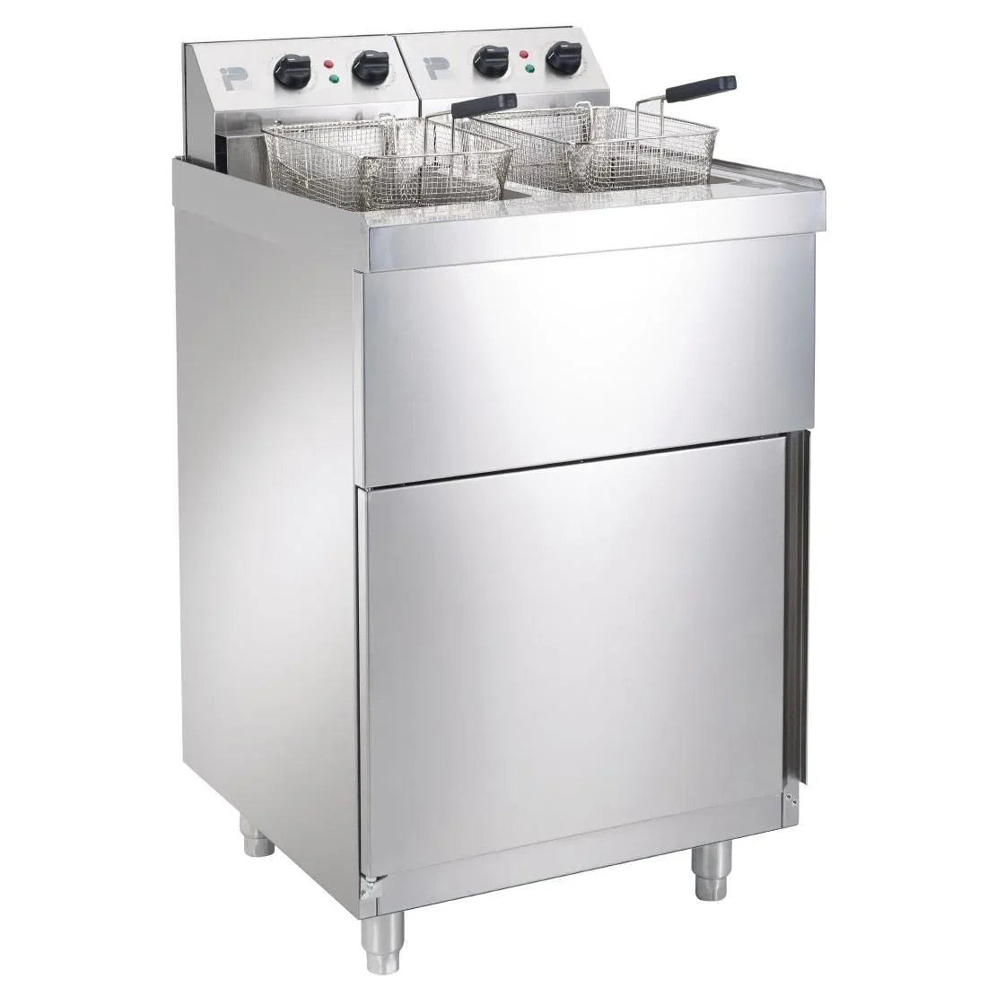 GM704 Parry Twin Tank Twin Basket Free Standing Electric Fryer NPDF6 - JD Catering Equipment Solutions Ltd