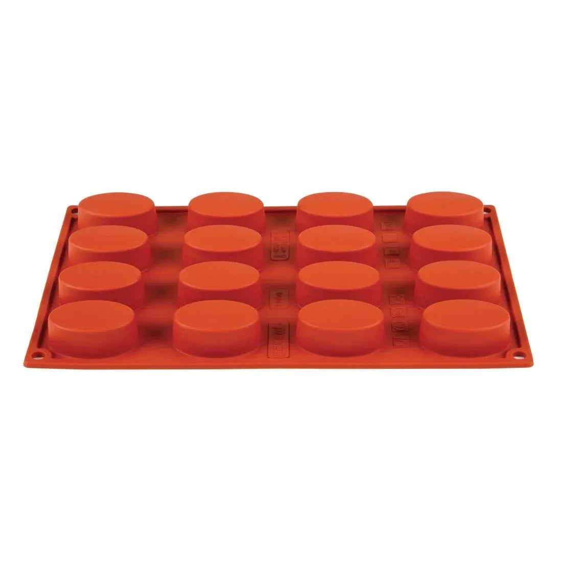 N951 Pavoni Formaflex Silicone Oval Mould 16 Cup