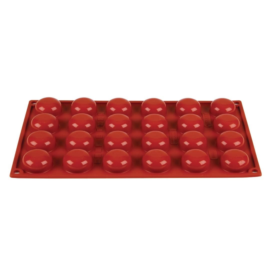 N940 Pavoni Formaflex Silicone Pomponette Mould 24 Cup