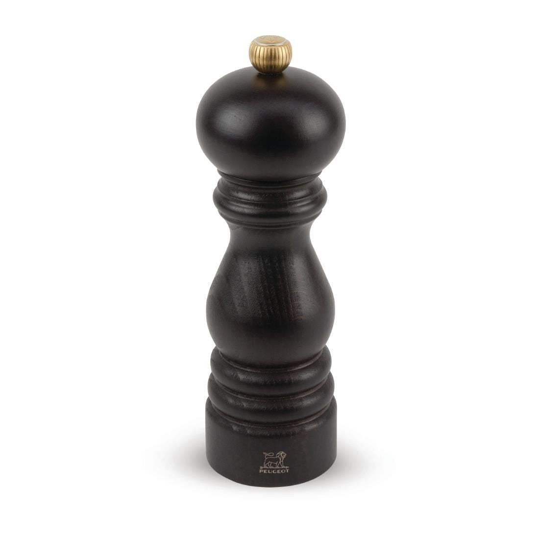 P025 Peugeot Dark Wood Salt Mill 7in