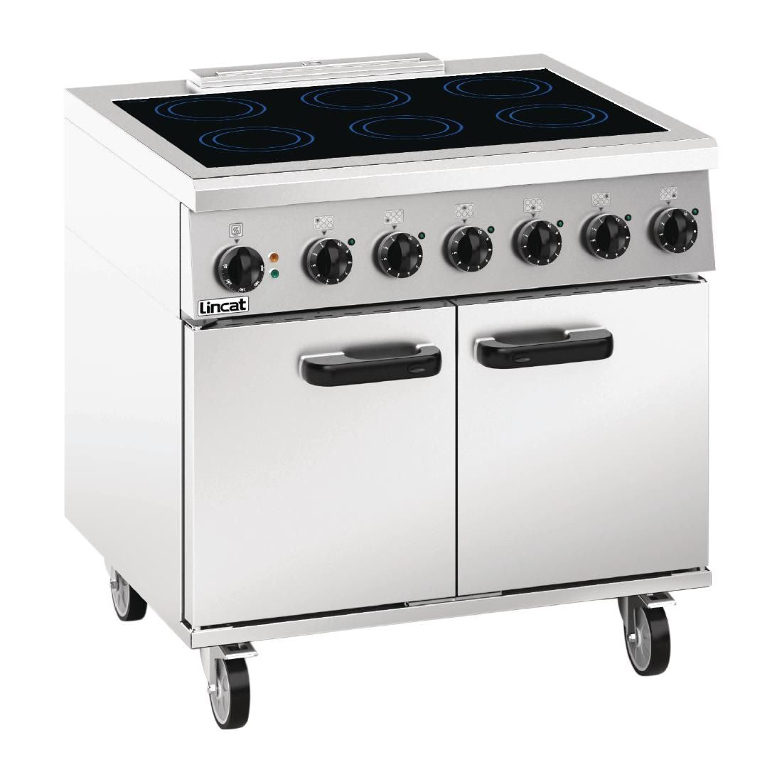 PHER01 - Lincat Phoenix Electric Free-standing Induction Oven Range - 6-Zone - 17.1 kW (3 Phase) CT200