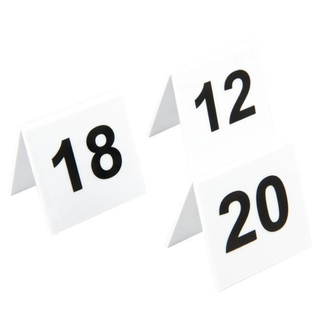 L982 Plastic Table Numbers 11-20 - JD Catering Equipment Solutions Ltd