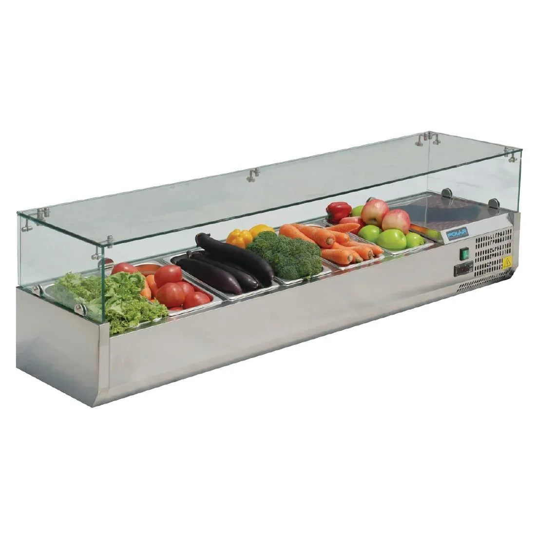 AB090 Polar G-Series Countertop Prep Fridge 6x 1/4GN - JD Catering Equipment Solutions Ltd