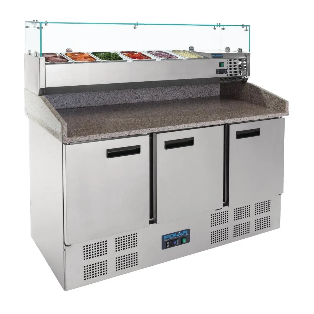 CN267 Polar G-Series Pizza Prep Counter Fridge 368Ltr - JD Catering Equipment Solutions Ltd