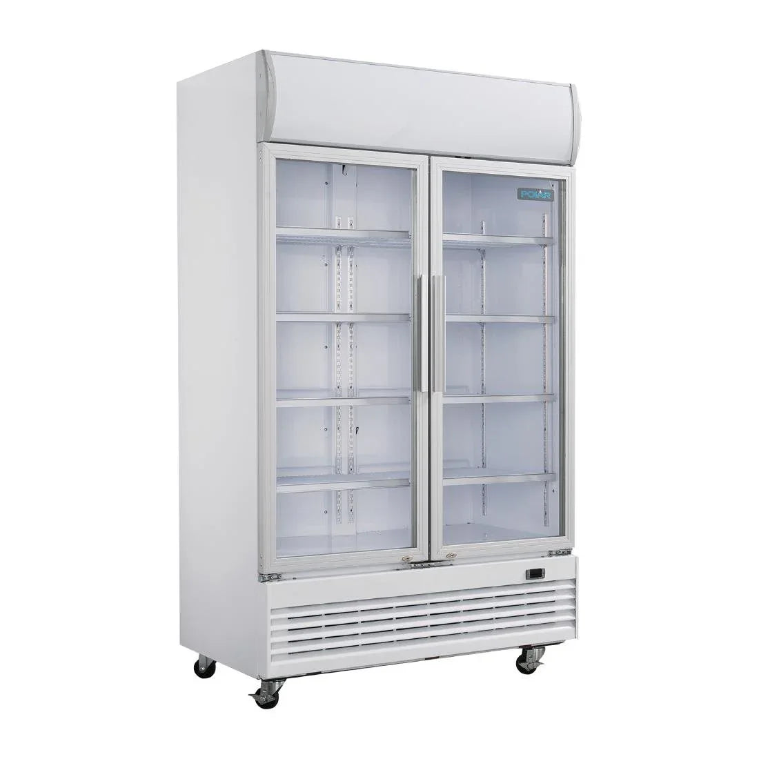 GE580 Polar G-Series Upright Display Cooler with Light Box 950Ltr - JD Catering Equipment Solutions Ltd
