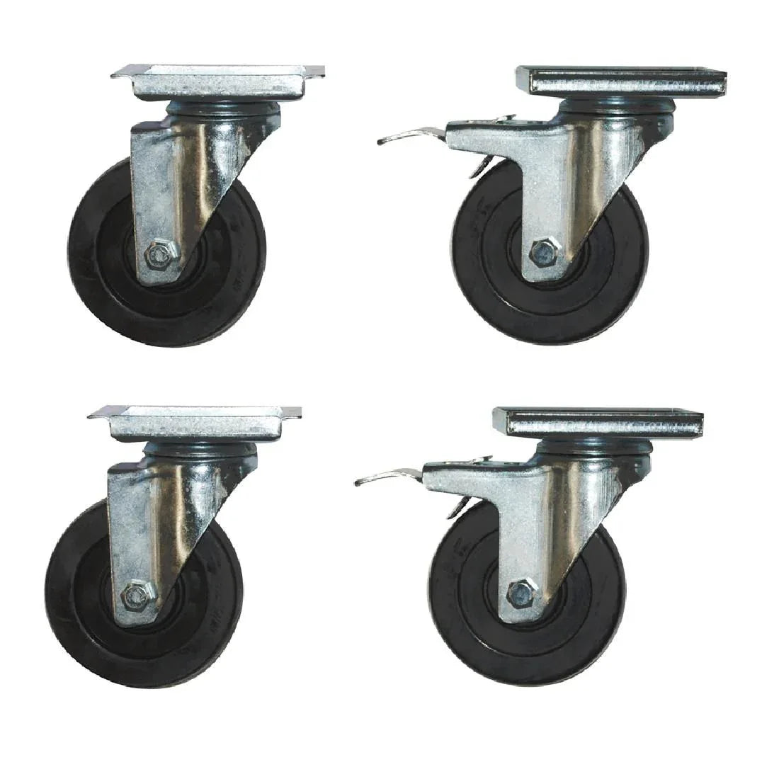 AE824 Polar Wheel Set (Pack of 4) - JD Catering Equipment Solutions Ltd