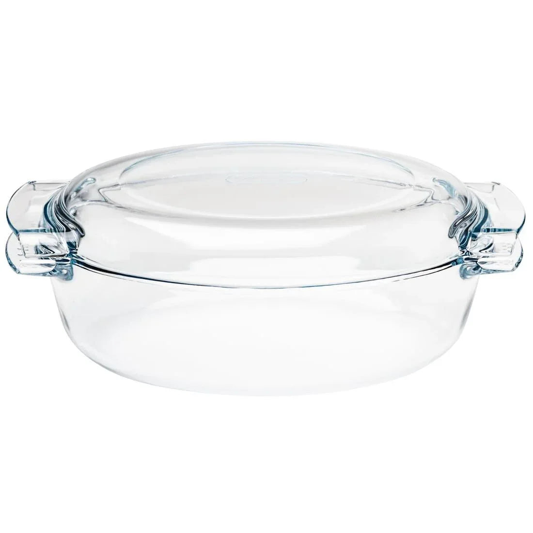 P591 Pyrex Oval Glass Casserole Dish 4.5Ltr - JD Catering Equipment Solutions Ltd