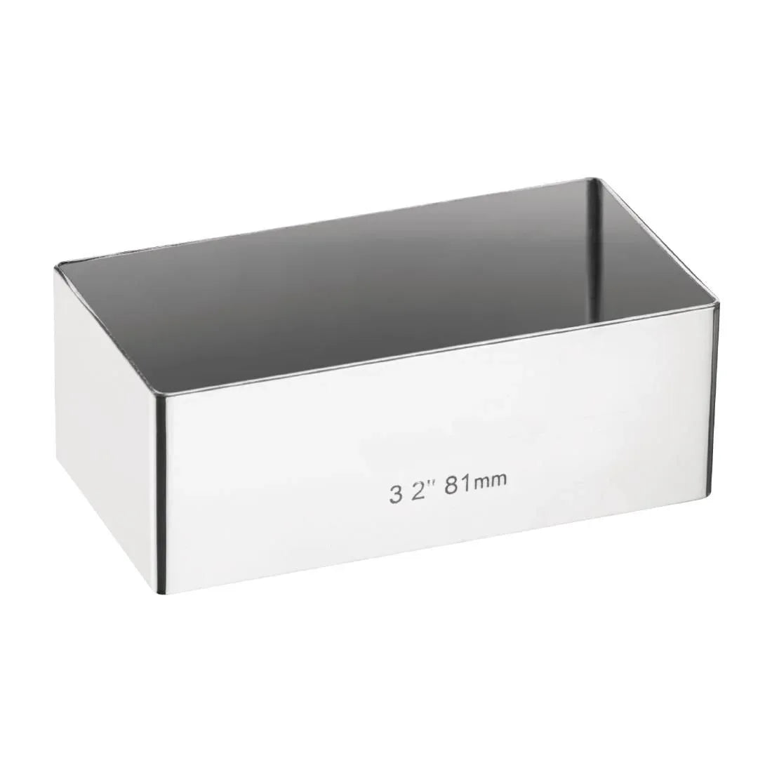 E062 Rectangular Mini Gateaux Mould 80 x 40mm - JD Catering Equipment Solutions Ltd