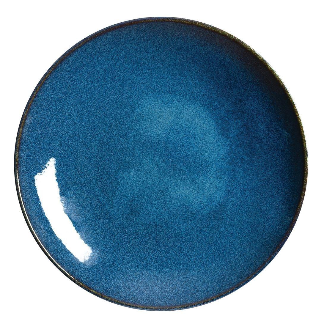 VV850 Rene Ozorio Wabi Sabi Coupe Bowls Indigo 260mm (Pack of 6) - JD Catering Equipment Solutions Ltd