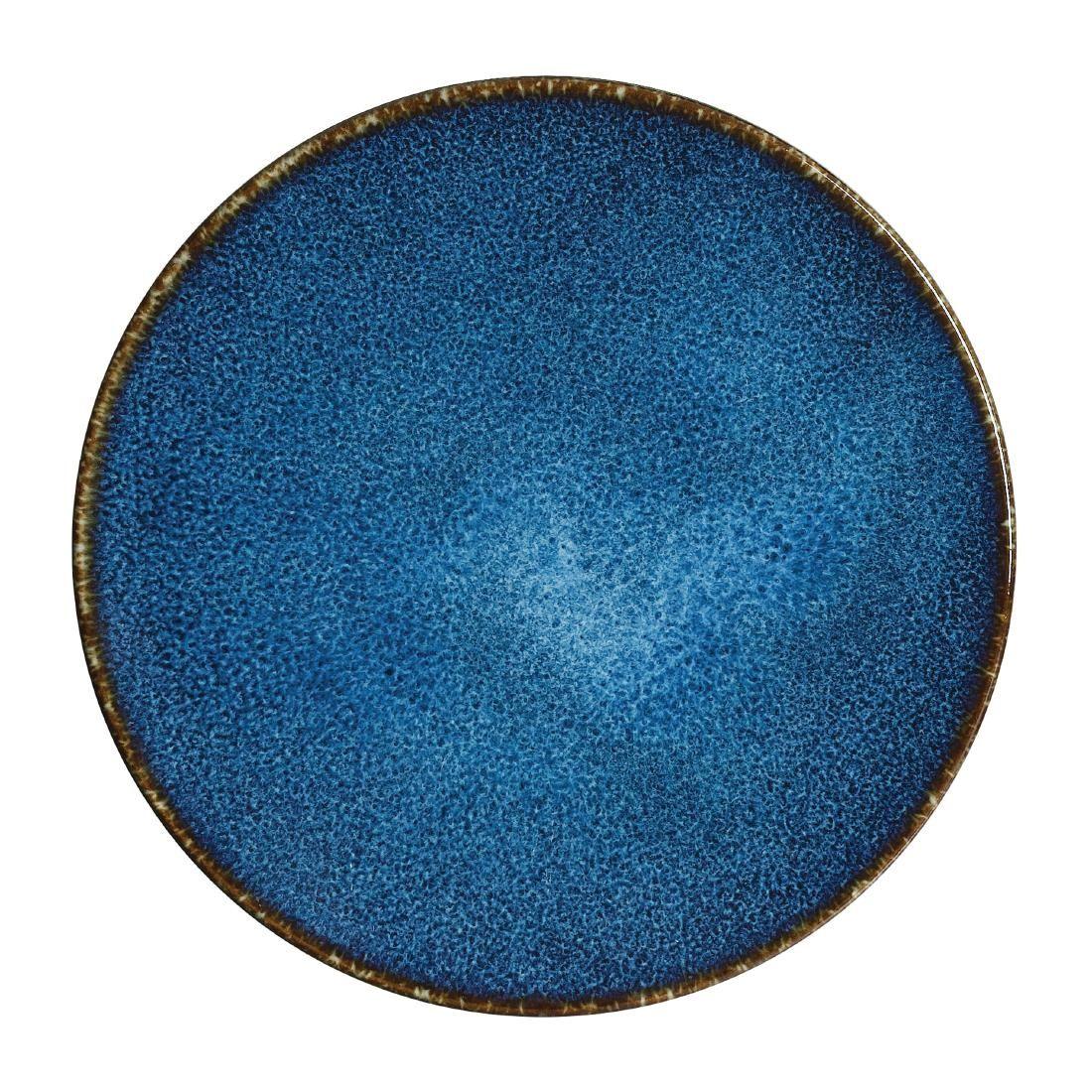 VV848 Rene Ozorio Wabi Sabi Coupe Plates Indigo 152mm (Pack of 12) - JD Catering Equipment Solutions Ltd