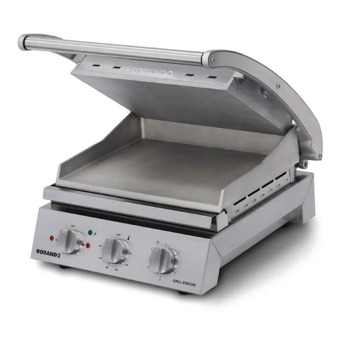 Roband Contact Grill 6 Slice Smooth Plates 2200W GSA610S - JD Catering Equipment Solutions Ltd
