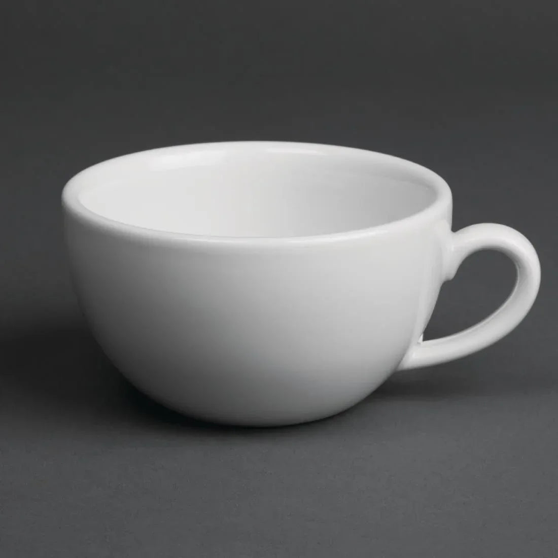 CG023 Royal Porcelain Classic White Cappuccino Cups 200ml (Pack of 12) - JD Catering Equipment Solutions Ltd