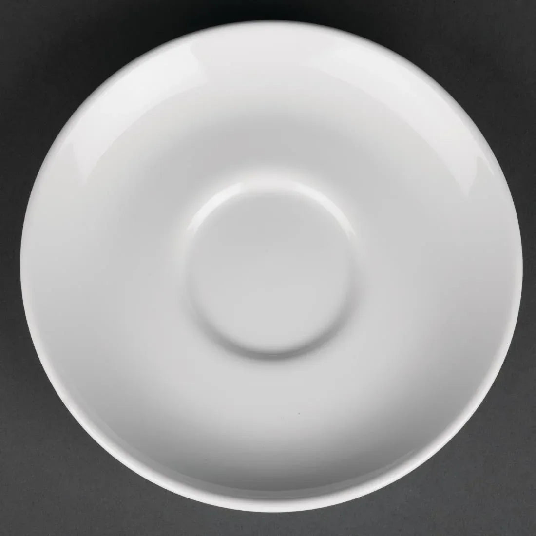 CG031 Royal Porcelain Classic White Cappuccino Saucers 150mm (Pack of 12) - JD Catering Equipment Solutions Ltd