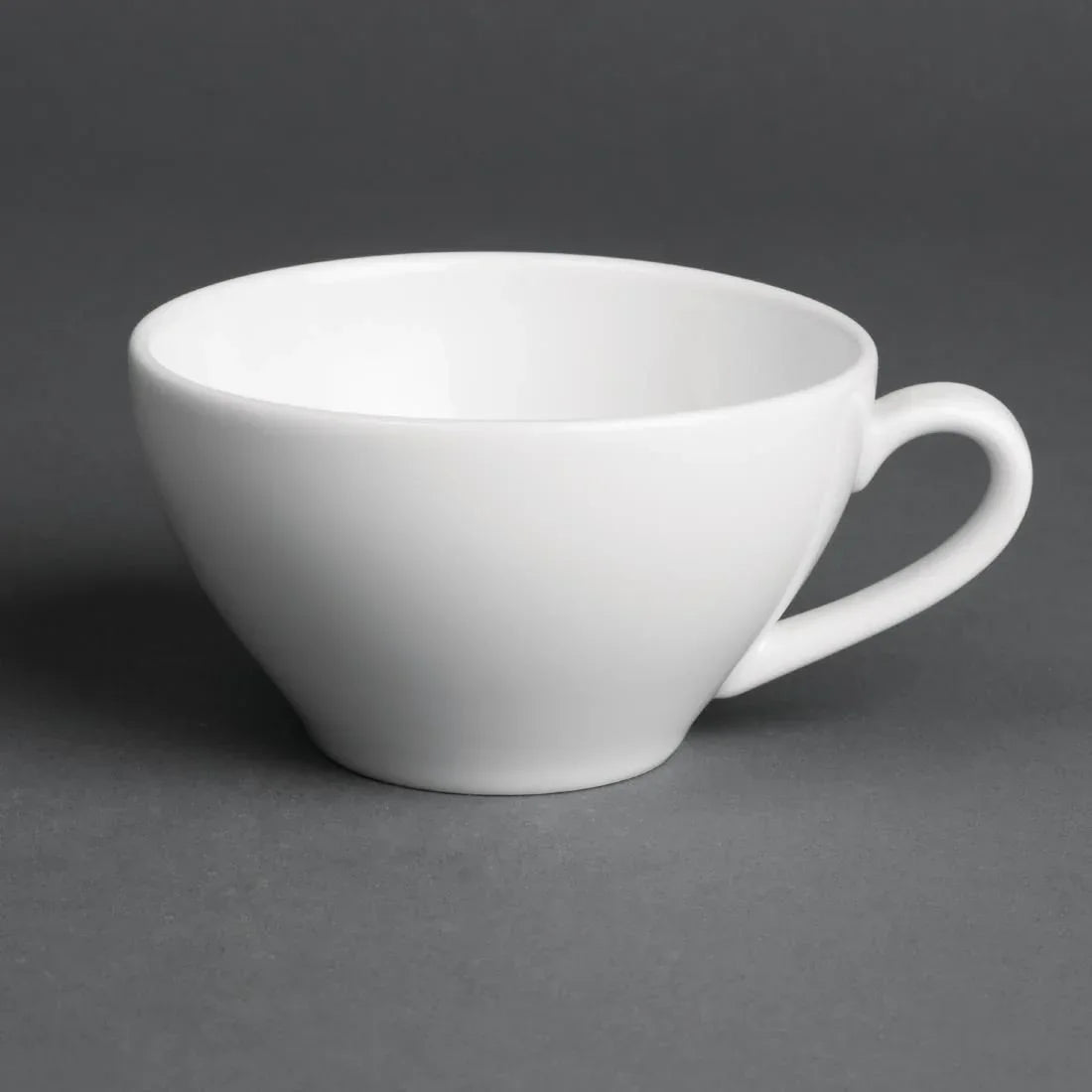 CG028 Royal Porcelain Classic White Tea Cups 230ml (Pack of 12) - JD Catering Equipment Solutions Ltd