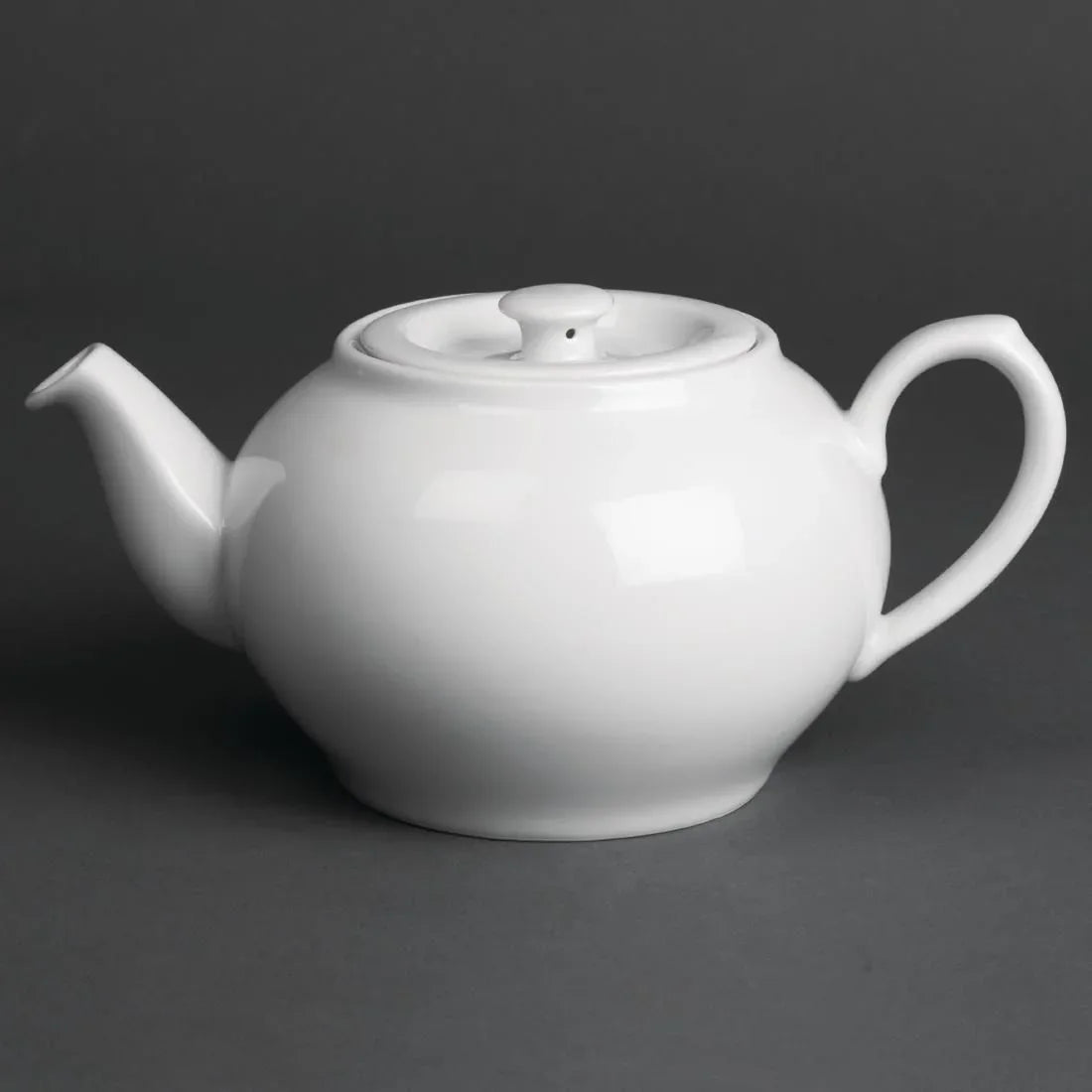 CG124 Royal Porcelain Oriental Teapots with Lids 600ml (Pack of 2) - JD Catering Equipment Solutions Ltd