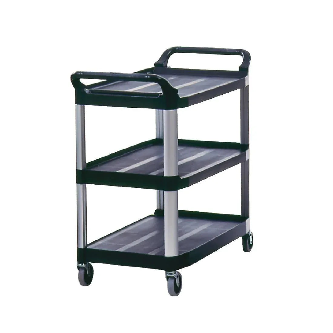 F693 Rubbermaid X-tra Utility Trolley Black - JD Catering Equipment Solutions Ltd