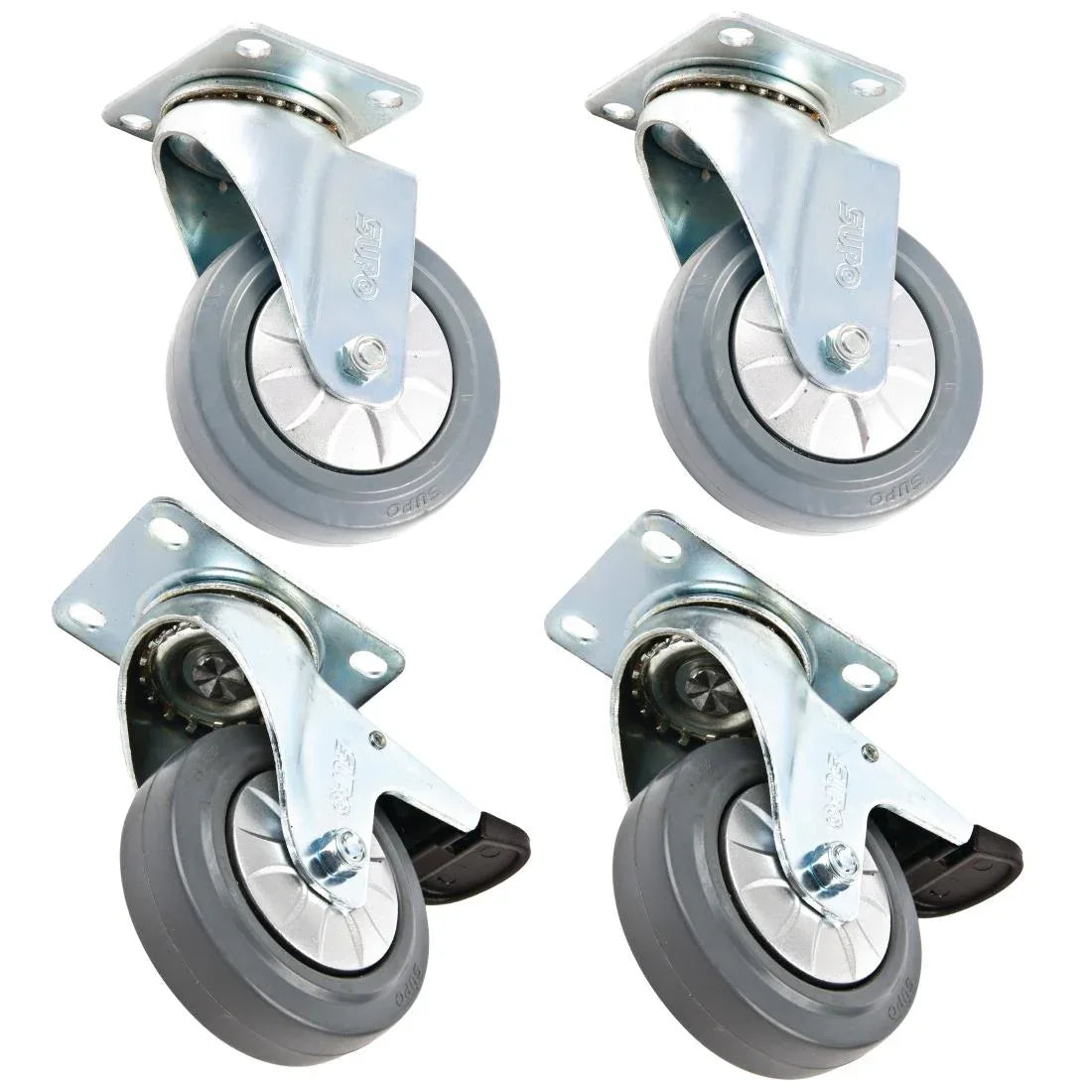 S806 Vogue Set of 4 Castors - JD Catering Equipment Solutions Ltd