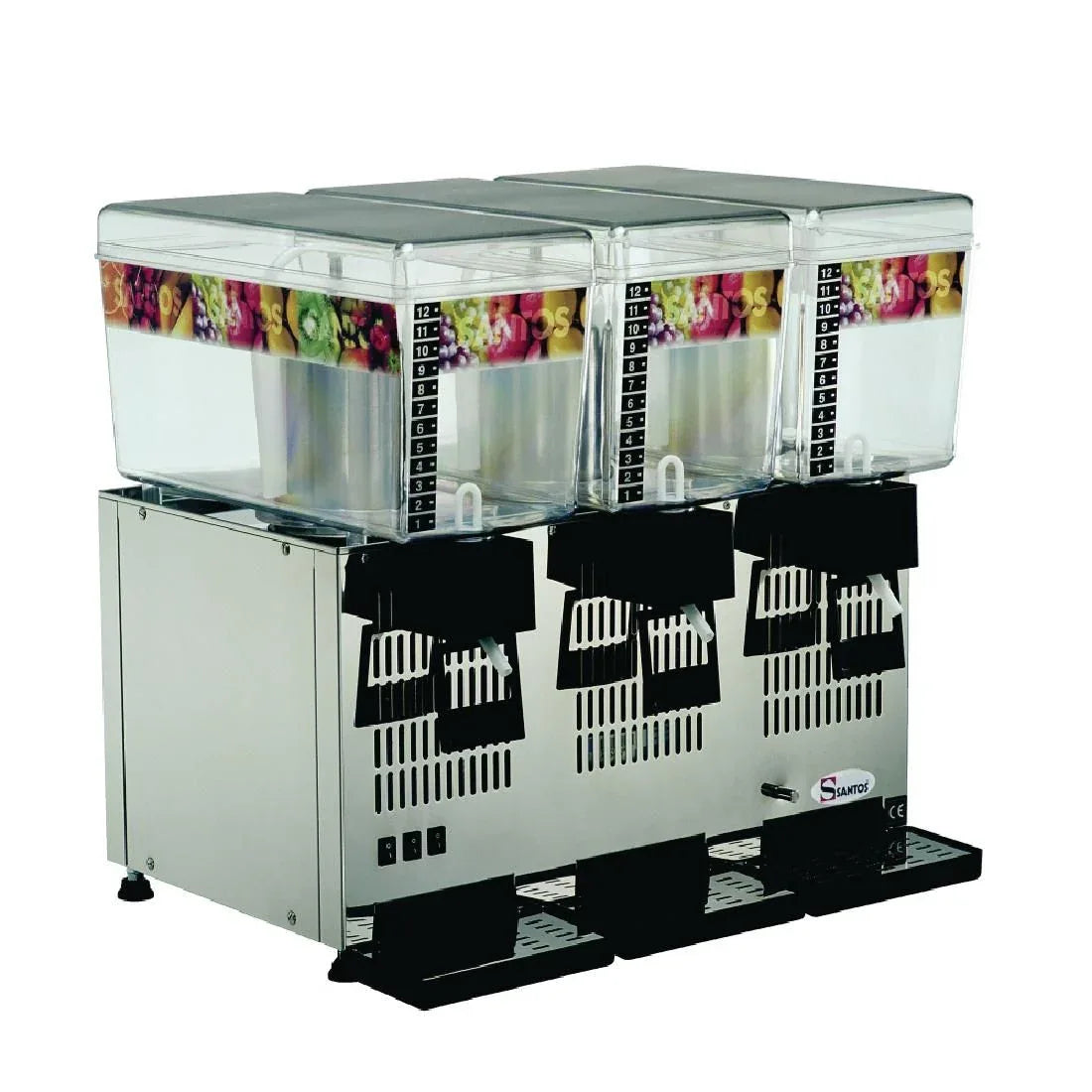 CK798 Santos Cold Drink Dispenser 3 Bowls 34-3A - JD Catering Equipment Solutions Ltd