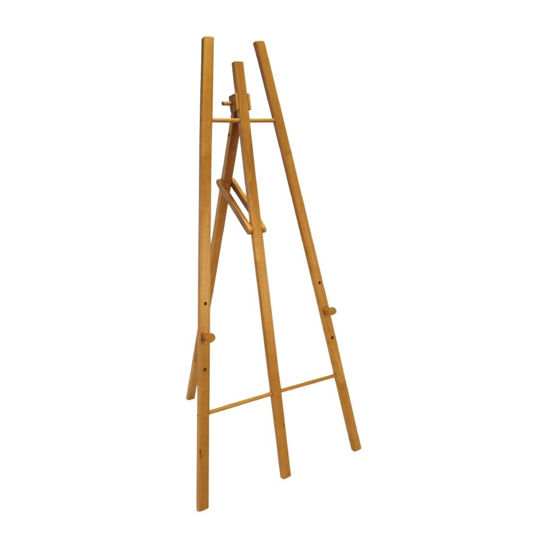 Y868 Securit Floor Standing Chalkboard Easel Teak